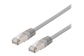 Verkkokaapelit - Deltaco patch cable - 1 m - grey - Harmaa - 1meter - SFTP-61H