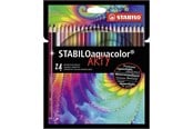 Kirjoitus- ja piirustustarvikkeet - STABILO Aquacolor - Watercolor Colored Pencil - ARTY - Set 24 Pcs. - 1624/1-20