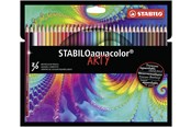 Kirjoitus- ja piirustustarvikkeet - STABILO Aquacolor - Watercolor Colored Pencil - ARTY - Set 36 Pcs. - 1636-1-20