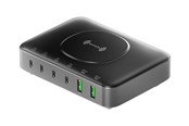 Tabletti - Adapterit & Laturit - 4smarts Charging Station - 7 in 1 - USB 24 pin USB-C - 100 Watt - 540571