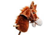 Vauva- ja taaperolelut - Playwood Wooden Hobby Horse with Sound Brown - PW2111