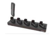 Akut ja Paristot - Honeywell handheld charging cradle + power adapter - 5 bay booted with terminal cup only - + AC power adapter - CT45-5CB-UVB-2