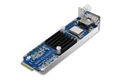 Verkkokortit (verkkosovittimet, tulostuspalvelimet jne.) - QNAP QXG-ES10G1T - expansion module - PCIe 3.0 x4 - 100M/1G/2.5G/5G/10 Gigabit Ethernet x 1 - QXG-ES10G1T