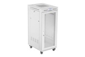 Räkit - Rack - Lanberg FF01 series - rack - 600 x 800 flat pack with mesh door - 27U - FF01-6827-23SL