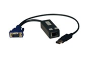 Toistimet & Lähettimet - Eaton Series USB Single Server Interface Unit Virtual Media KVM Switch HD15 USB RJ45 TAA - B078-101-USB-1