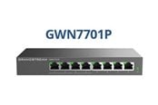 Kytkimet - Grandstream GWN7701P 8-Port Gigabit Switch (4-Port POE / 30w pr. Port / Total 60W) - GWN7701P