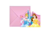 Lelut - Globos Invitations and Envelopes FSC Disney Princess Live Your Story 6 pcs. - 93945