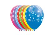 Lelut - Globos Balloons Stars Mix Colors 30cm 8pcs. - 1129010