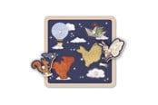Vauva- ja taaperolelut - Filibabba Wooden sensory puzzle - Little Adventurers - FI-03828