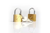 Suojavarusteet & Työvaatteet - Staples 2 x Security Suitcase Padlock 20 mm - Solid Brass - 21