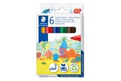 Kirjoitus- ja piirustustarvikkeet - Staedtler Fibre-tip Jumbo 6pcs wallet - 340 C6