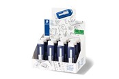 Kirjoitus- ja piirustustarvikkeet - Staedtler Eraser with sliding plastic sleeve 12 pcs - 525 PS1