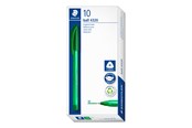Kirjoitus- ja piirustustarvikkeet - Staedtler Ballpoint pen ball 4320 10 pcs M green - 4320 M-5