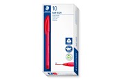 Kirjoitus- ja piirustustarvikkeet - Staedtler Ballpoint pen ball 4320 10 pcs M red - 4320 M-2