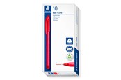 Kirjoitus- ja piirustustarvikkeet - Staedtler Ballpoint pen ball 4320 10 pcs F red - 4320 F-2
