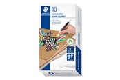 Kirjoitus- ja piirustustarvikkeet - Staedtler Acrylic marker Lumocolor.10 pcs black - 349-9