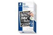 Kirjoitus- ja piirustustarvikkeet - Staedtler Chalk marker Lumocolor white 10 pcs - 344-0