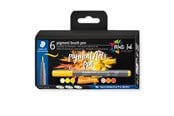 Kirjoitus- ja piirustustarvikkeet - Staedtler pigment brush pen Yellows&Oran 6pcs - 371 C6-5