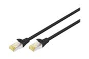 Verkkokaapelit - DIGITUS patch cable - 5 m - black - Musta - 5m - DK-1644-A-050-BL-10