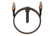 USB kaapelit - UAG SRGE Cable USB-C - USB-C 0.75m 240W USB 3.2 black/orange - 9B4415114097