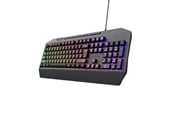 Näppäimistöt - Trust GXT 836 Evocx Illuminated Gaming Keyboard - Black (Nordic) - Pelinäppäimistö - Hollanti - Musta - 24997