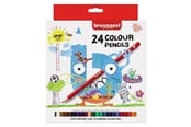 Kirjoitus- ja piirustustarvikkeet - Bruynzeel Kids Colouring Pencils 24 pcs. - 60112003