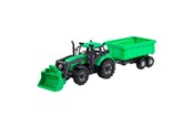 Leluautot - Cavallino Toys Cavallino Tractor with Loader and Trailer Tipper Truck Green Scale 1:32 - 1254FM04