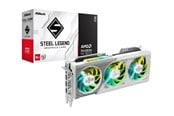 Näytönohjaimet - ASRock Radeon RX 9070 Steel Legend - 16GB GDDR6 RAM - Näytönohjaimet - 90-GA5EZZ-00UANF