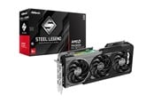 Näytönohjaimet - ASRock Radeon RX 9070 XT Steel Legend Dark - 16GB GDDR6 RAM - Näytönohjaimet - 90-GA5VZZ-00UANF