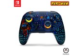 Pelit - lisävarusteet - PowerA Parannettu langaton Lumectra-valaistu ohjain Nintendo Switchiin – PAC-MAN™ -neonpelihalli - Wireless Controller - Nintendo Switch - NSGP0458-01