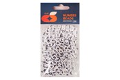 Askartelu- ja taidetarvikkeet - Colorations - Number Beads 7mm 300pcs. - 43BL08
