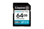 Muistikortti - Kingston Canvas Go! Plus SD - 200MB/s - 64GB - SDG4/64GB