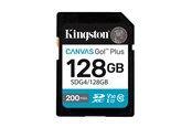 Muistikortti - Kingston Canvas Go! Plus SD - 200MB/s - 128GB - SDG4/128GB