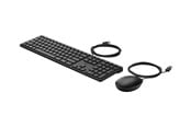 Näppäimistöt - HP Desktop 320MK - Näppäimistö ja Hiirisetti - Tanskalainen - Musta - 9SR36UT#UUW