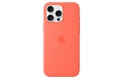 Puhelin - Kannet ja kotelot - Apple iPhone 16 Pro Max Silicone Case with MagSafe - Tangerine - MDGX4ZM/A