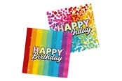 Lelut - Folat BV - Napkins Happy Birthday 20 pcs. - 65822