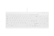 Näppäimistöt - Cherry Active Key AK-C7012 - keyboard - wipe disinfection - QWERTY - Pan Nordic - white Input Device - Näppäimistö - Pohjoismainen - Valkoinen - AK-C7012F-U1-W/NOR