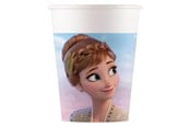 Lelut - Globos - Paper Cups FSC Frozen 2 Wind Spirit 8 pcs. - 93839