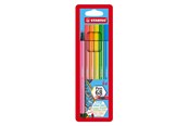 Kirjoitus- ja piirustustarvikkeet - STABILO Pen 68 - Felt-tip pen - Set of 6 Fluorescent Pieces - 6806-1