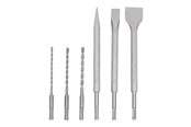 Poranterät & Ruuvauskärjet - Makita D-58920 Drill Bit and Chisel Set 6 Pieces - D-58920