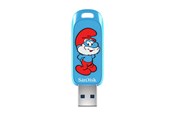 USB-tikku - SANDISK Smurffit - Suursmurffi - 128GB - USB-tikku - SDCZIS-128G-G46