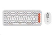 Näppäimistöt - Logitech POP Icon Combo - Näppäimistö ja Hiirisetti - Universal - Valkoinen - 920-013141