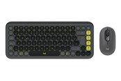 Näppäimistöt - Logitech POP Icon Combo - Näppäimistö ja Hiirisetti - Saksa - Harmaa - 920-013106