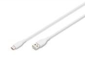 USB kaapelit - DIGITUS - USB-C cable - USB to 24 pin USB-C - 1 m - AK-300340-010-W