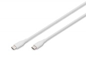 USB kaapelit - DIGITUS - USB-C cable - 24 pin USB-C to 24 pin USB-C - 1 m - AK-300341-010-W