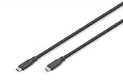 USB kaapelit - DIGITUS - USB-C cable - 24 pin USB-C to 24 pin USB-C - 1 m - AK-300344-020-S