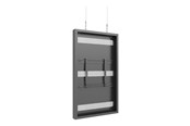 Seinäkiinnitys, AV-kiinnikkeet & AV-kalusteet - Multibrackets M Pro Series enclosure - for flat panel - high brightness wire medium - black - Max 50 kg - recommended for 65" - 7350022733589