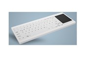 Näppäimistöt - Cherry Active Key AK-C4412F - keyboard - medical mini - with touchpad - QWERTY - Pan Nordic - white Input Device - Näppäimistö - Pohjoismainen - Valkoinen - AK-C4412F-GUS-W/NOR