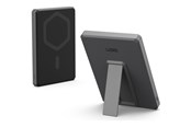 Powerbank - UAG Ultra Slim 5K Battery + Stand Black/Grey Powerbank - Harmaa - 5000 mAh - 9B4417114030