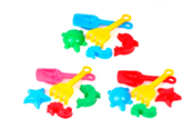 Ulkoleikit - Happy Summer Beach Toy Set 5 pcs assorted - 303008